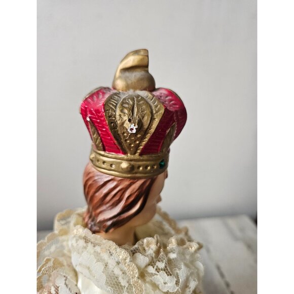 Vintage chalkware 17" infant of Prague statuary Italian Italy religious statue f - Picture 7 of 16